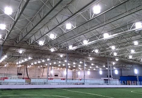 McHenry Athletic Complex - Case study - Lighting solutions - 67% reduction in energy consumption